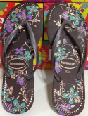 Havaianas com pedraria